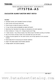 JT7579A-AS datasheet pdf TOSHIBA
