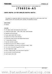 JT9692A-AS datasheet pdf TOSHIBA
