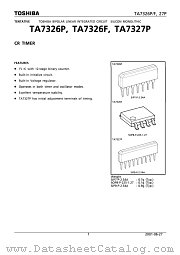 TA7326P datasheet pdf TOSHIBA