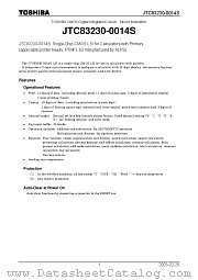 JTC83230-0014S datasheet pdf TOSHIBA