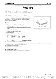 T6M27S datasheet pdf TOSHIBA