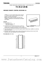 TC9259N datasheet pdf TOSHIBA