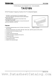 TA1318N datasheet pdf TOSHIBA