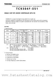 TC9304F-051 datasheet pdf TOSHIBA