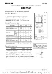 2SK3389 datasheet pdf TOSHIBA