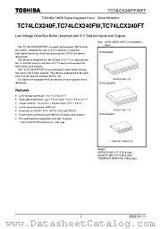 TC74LCX240FW datasheet pdf TOSHIBA