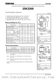 2SK3309 datasheet pdf TOSHIBA