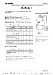 2SK3131 datasheet pdf TOSHIBA