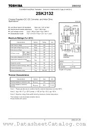 2SK3132 datasheet pdf TOSHIBA