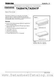 TA2047N datasheet pdf TOSHIBA