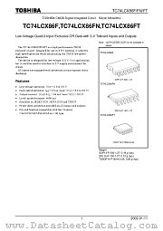 TC74LCX86F datasheet pdf TOSHIBA