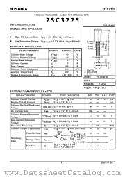 2SC3225 datasheet pdf TOSHIBA