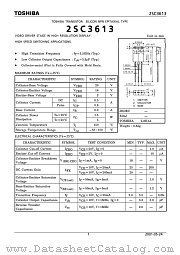 2SC3613 datasheet pdf TOSHIBA