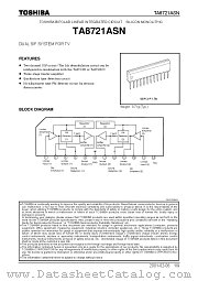 TA8721ASN datasheet pdf TOSHIBA