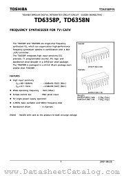 TD6358N datasheet pdf TOSHIBA