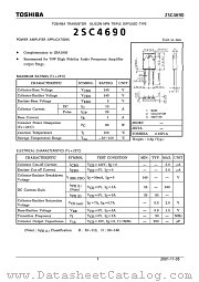 2SC4690 datasheet pdf TOSHIBA