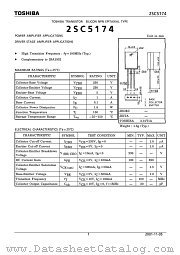 2SC5174 datasheet pdf TOSHIBA