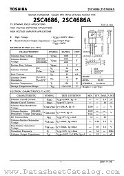 2SC4686A datasheet pdf TOSHIBA