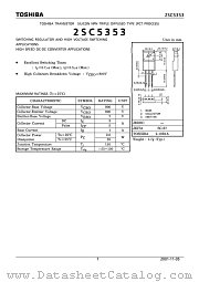 2SC5353 datasheet pdf TOSHIBA