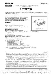 TD7627FN datasheet pdf TOSHIBA