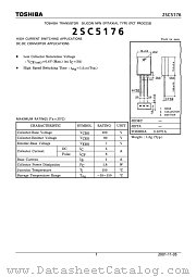 2SC5176 datasheet pdf TOSHIBA