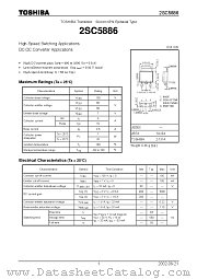 2SC5886 datasheet pdf TOSHIBA