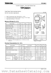 TPC6601 datasheet pdf TOSHIBA