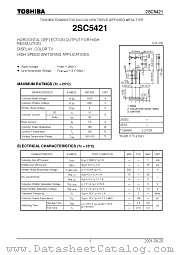 2SC5421 datasheet pdf TOSHIBA