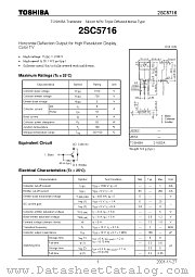 2SC5716 datasheet pdf TOSHIBA