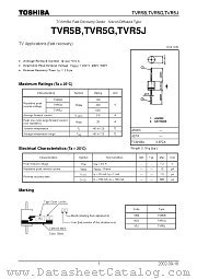 TVR5B datasheet pdf TOSHIBA