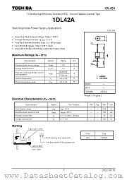 1DL42A datasheet pdf TOSHIBA