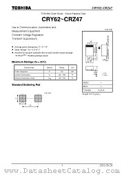 CRY62 datasheet pdf TOSHIBA