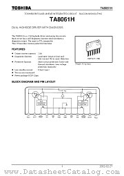 TA8061H datasheet pdf TOSHIBA