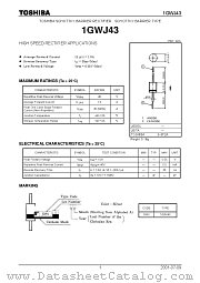 1GWJ43 datasheet pdf TOSHIBA