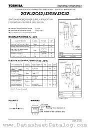 U2GWJ2C42 datasheet pdf TOSHIBA