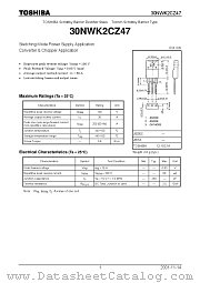 30NWK2CZ47 datasheet pdf TOSHIBA