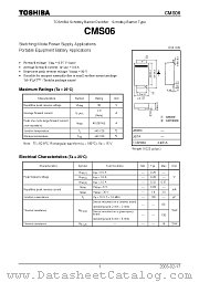 CMS06 datasheet pdf TOSHIBA