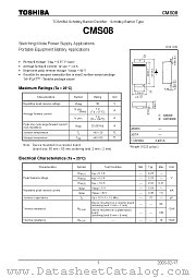 CMS08 datasheet pdf TOSHIBA