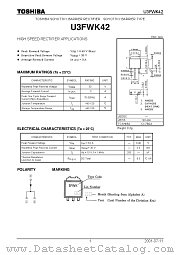 U3FWK42 datasheet pdf TOSHIBA