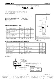 0R8GU41 datasheet pdf TOSHIBA