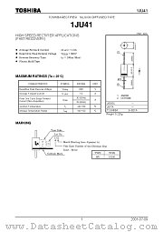 1JU41 datasheet pdf TOSHIBA