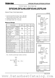 USF5G49 datasheet pdf TOSHIBA