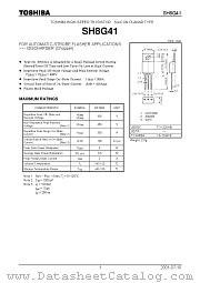 SH8G41 datasheet pdf TOSHIBA