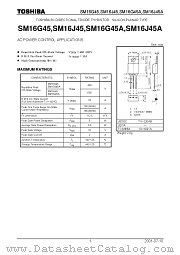 SM16J45A datasheet pdf TOSHIBA