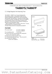 TA8007F datasheet pdf TOSHIBA