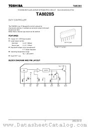 TA8028S datasheet pdf TOSHIBA