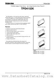 TPD4102K datasheet pdf TOSHIBA