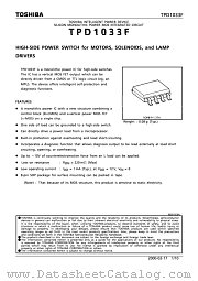 TPD1033F datasheet pdf TOSHIBA