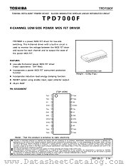 TPD7000F datasheet pdf TOSHIBA