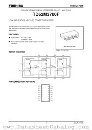 TD62M3700F datasheet pdf TOSHIBA